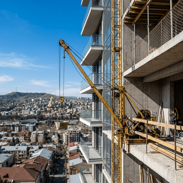 Подъем стройматериалов на этажи: Лифт-жираф, кран или грузчики?